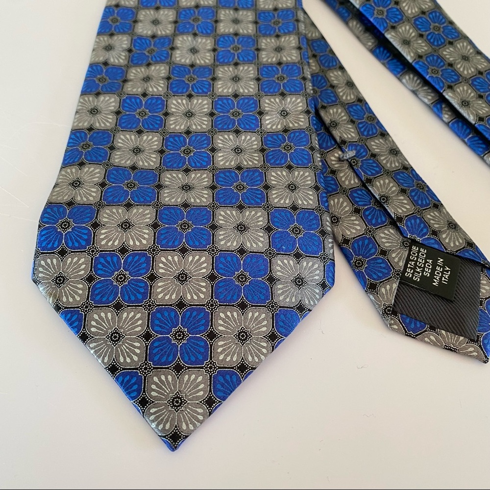 Ermenegildo Zegna Tie in Blue-Gray Shades